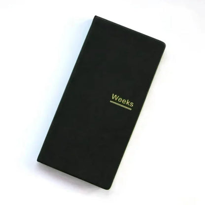 PU Leather Weekly Jounal Notebook