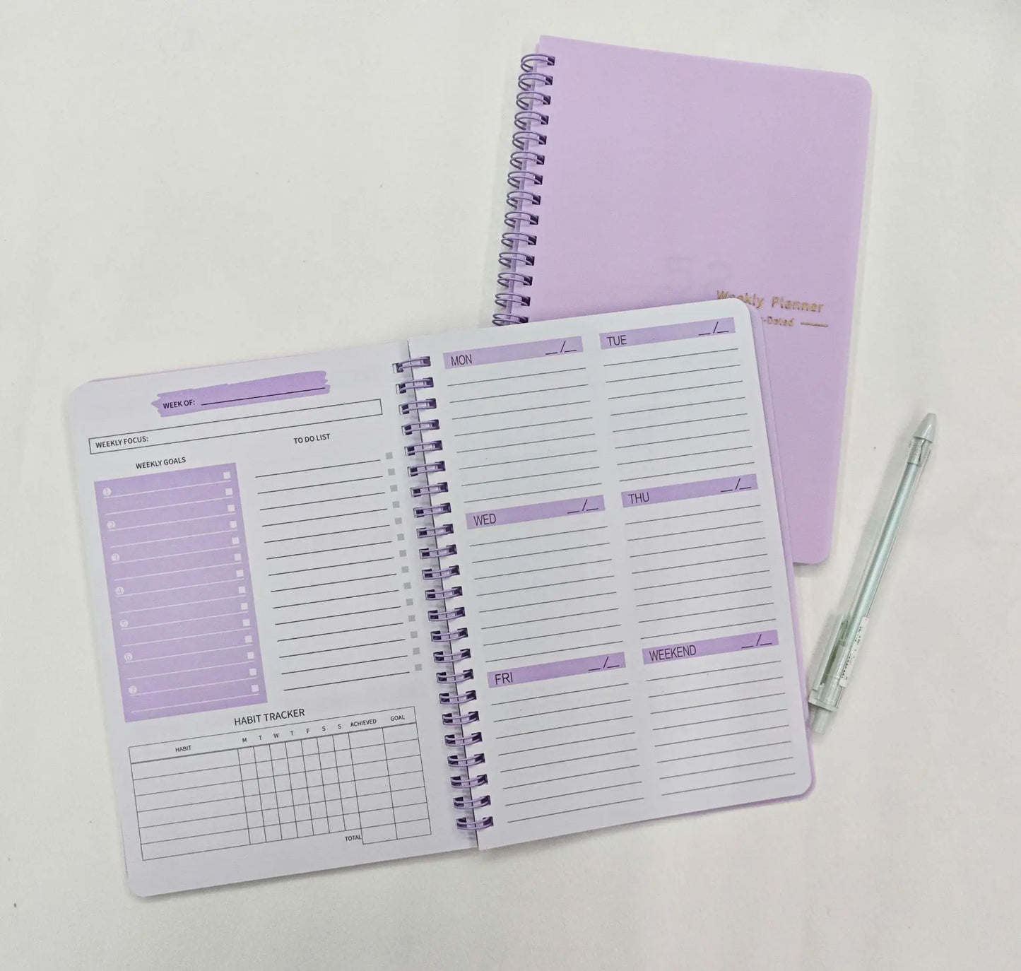 Stationery Office Weekly Planner Notebook